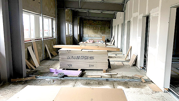 Bautagebuch  Auch der Innenausbau geht mit zgigen Schritten voran