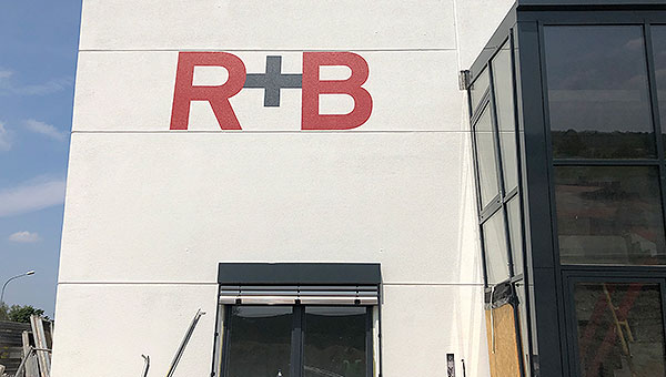 Bautagebuch  Logo auf der Stirnseite